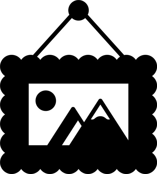 框架固体图标风格eps 10图片下载