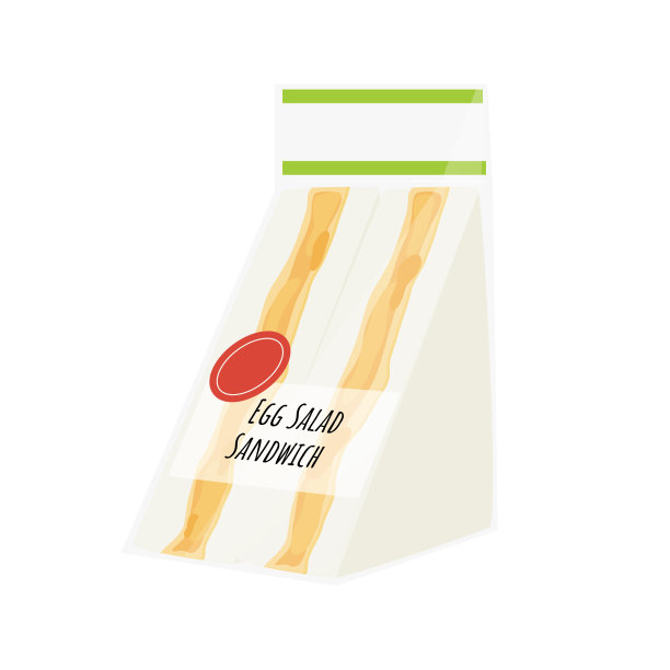 插图日本鸡蛋三明治(Tamago Sando)。图片下载