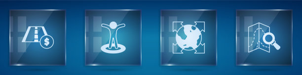 与人设置收费道路交通标志位置图片下载