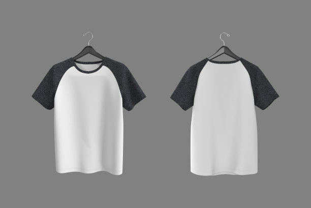 短袖raglan t恤模型图片下载