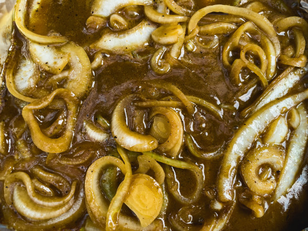 烧烤烤洋葱部分食物烧烤照片系列图片下载