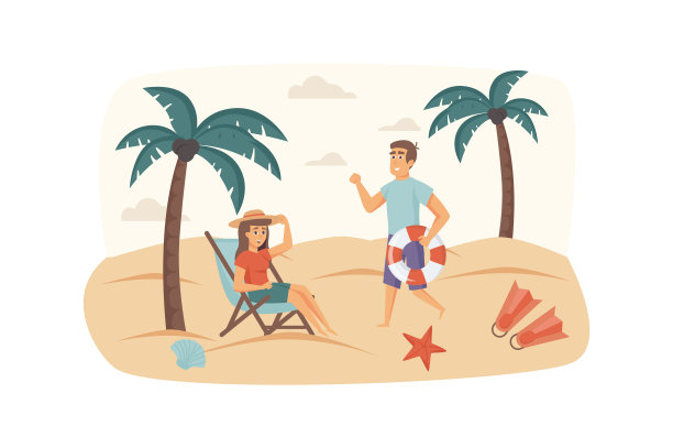 夫妻一起旅行的场景男人和女人图片下载