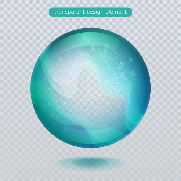 水雨滴孤立在透明的背景。矢量清晰的露水，水泡或玻璃表面球为您的设计。向量预展。Eps10图片下载