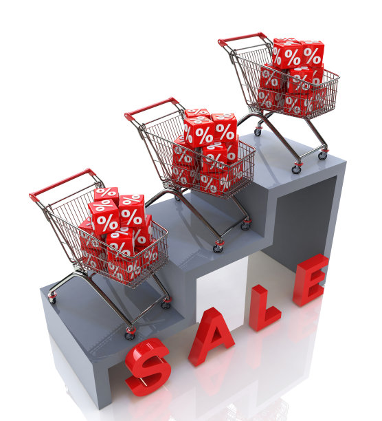 销售、折扣增长设计与交易相关的信息。三维演示图片下载