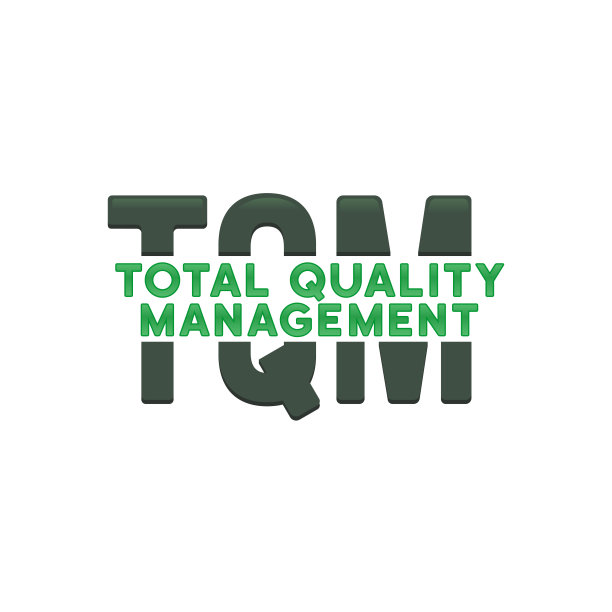 全面质量管理。全面质量管理。简单的粗体文本。矢量图图片下载