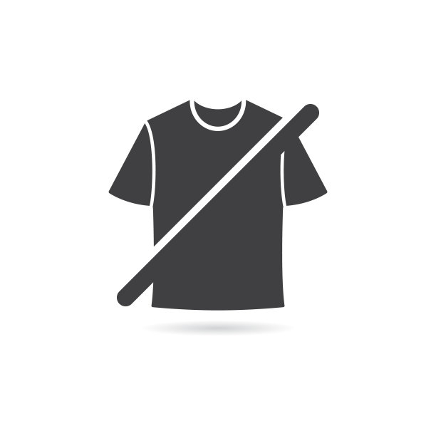 矢量隔离无衬衫图标图片下载