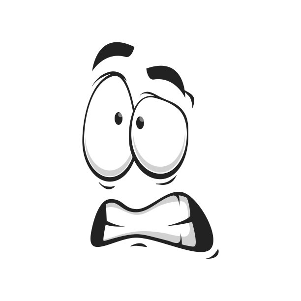 带着牙齿微笑的愚蠢表情强调表情图片下载