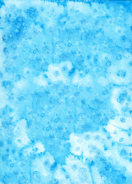 水彩背景抽象纸蓝色云天空飞空气图片下载