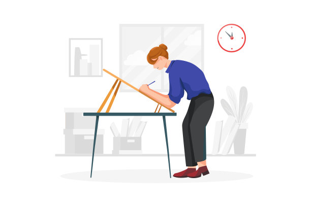 信息架构师矢量插图概念图片下载