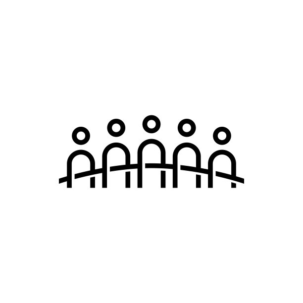 人群桥梁团体社区家庭连接团队合作施工矢量图标插画图片下载