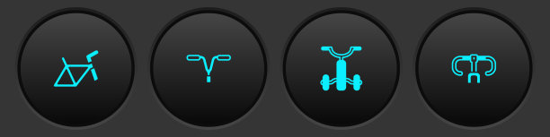 设置儿童自行车车架把手及图标图片下载