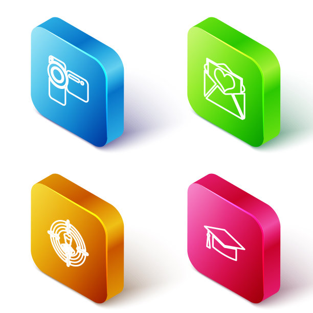 设置等距线电影摄像机包络图片下载