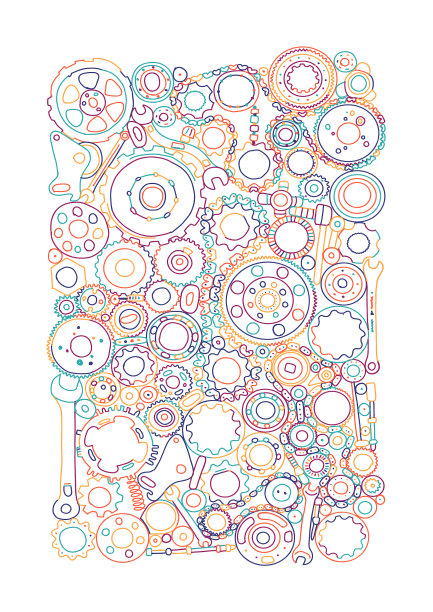 汽车零部件和齿轮背景为您图片下载