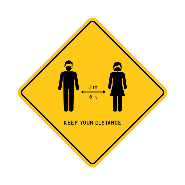 COVID-19冠状病毒图标与新常态概念图片下载