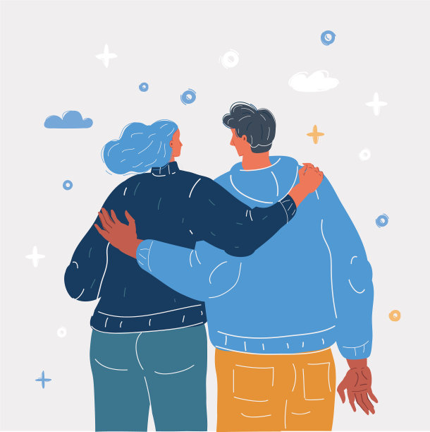 两个朋友或一对夫妇图片下载