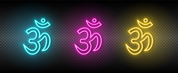 霓虹灯图标图片下载