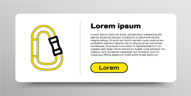 线钩图标孤立在白色背景图片下载