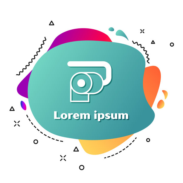 白色厕纸卷图标隔离在白色上图片下载