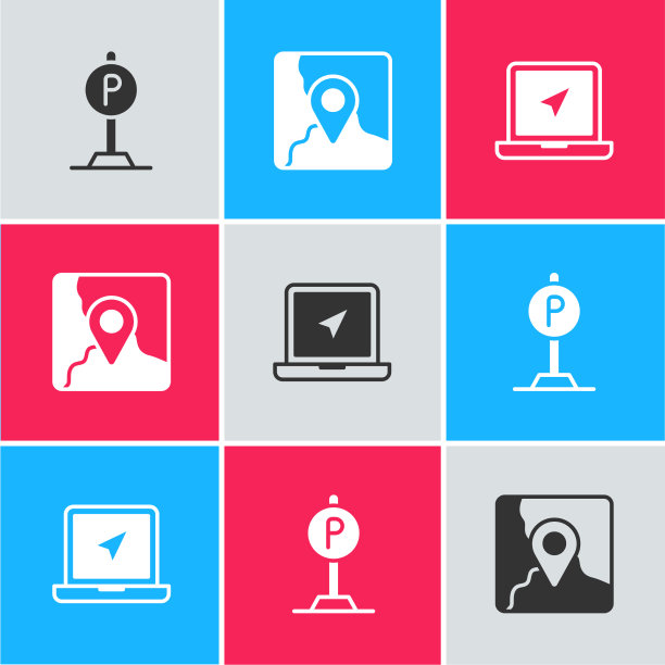 设置停车折叠地图与位置标记和图片下载