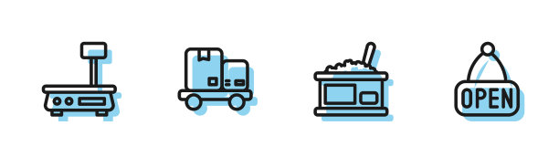 设置线锡罐与鱼子酱电子秤图片下载