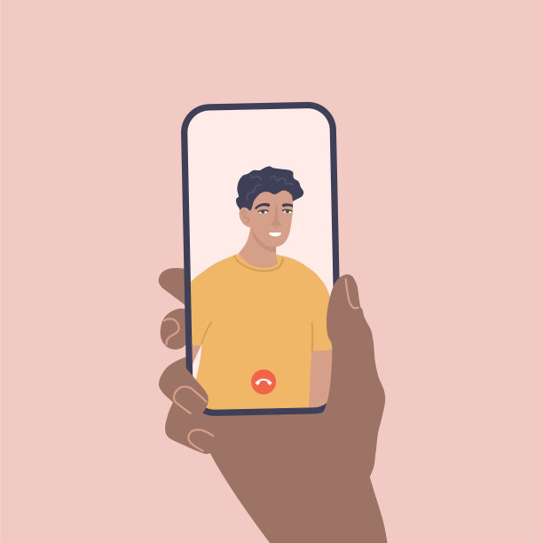 来电时在手机屏幕上进行视频通话图片下载