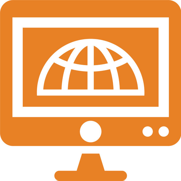 在线状态管理图标橙色图形图片下载