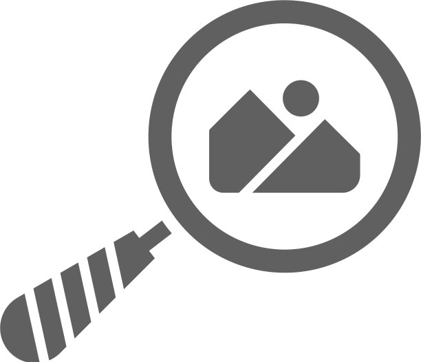 查找图像搜索照片图标灰色图形图片下载