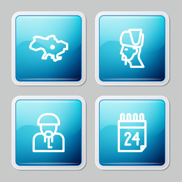 设置线地图乌克兰乌克兰哥萨克和图片下载