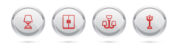 套线台灯、衣柜吊灯和外套图片下载