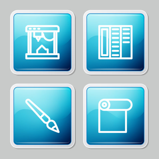 设置线3d打印机小册子油漆刷和图片下载