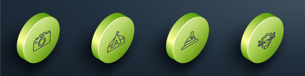 设置等距线照相相机旅游帐篷图片下载