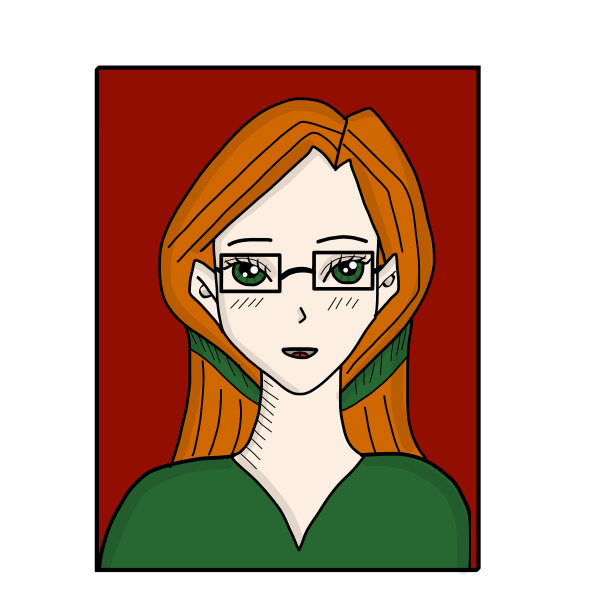 动漫女孩向量图片下载