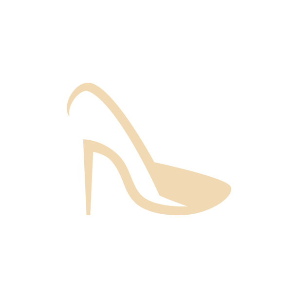 白色背景下的高跟鞋图片下载