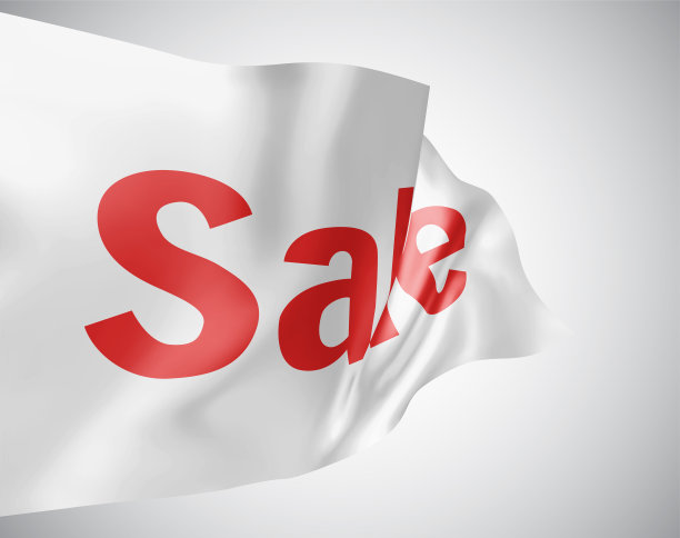 矢量3d旗帜隔离在白色背景图片下载