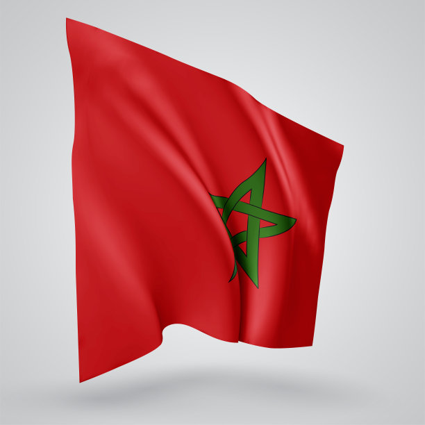 矢量3d旗帜隔离在白色背景图片下载