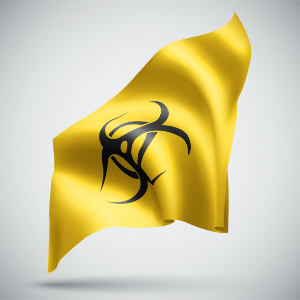 矢量3d旗帜隔离在白色背景图片下载