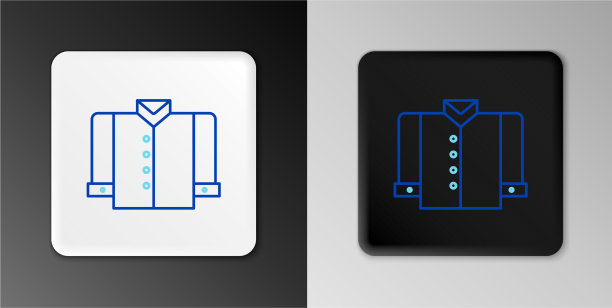 线t恤图标孤立在灰色背景图片下载