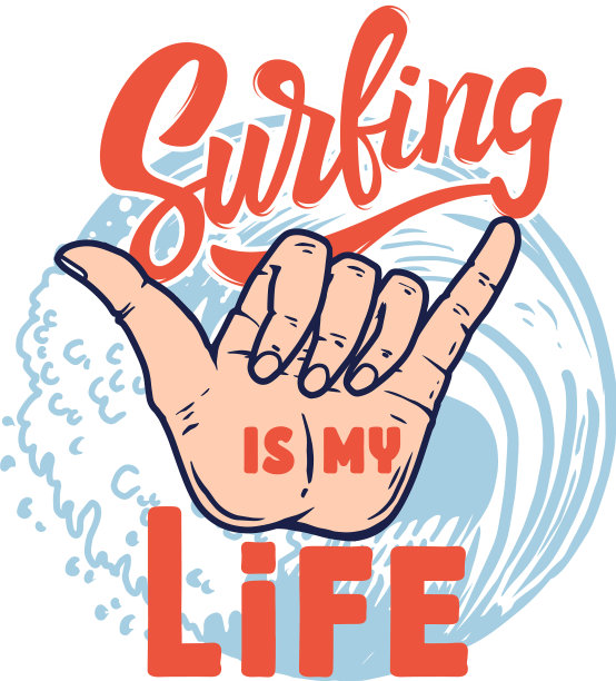 冲浪是我的生命，手握沙卡牌图片下载