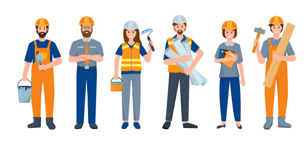 建筑工或建筑工人图片下载