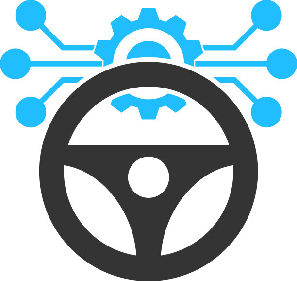 汽车自动驾驶系统图标图片下载