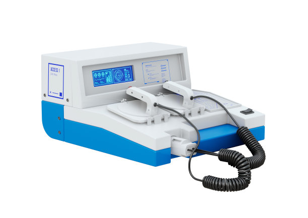 便携式白色背景隔离的自动体外除颤器图片下载