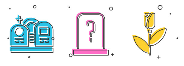 带墓碑的坟墓图片下载