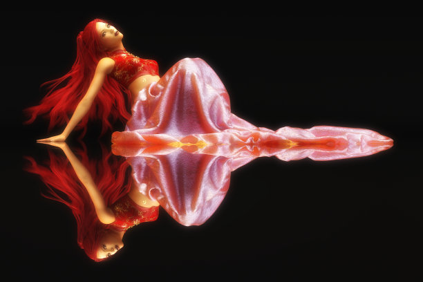 艺术3D插图的幻想女性图片下载