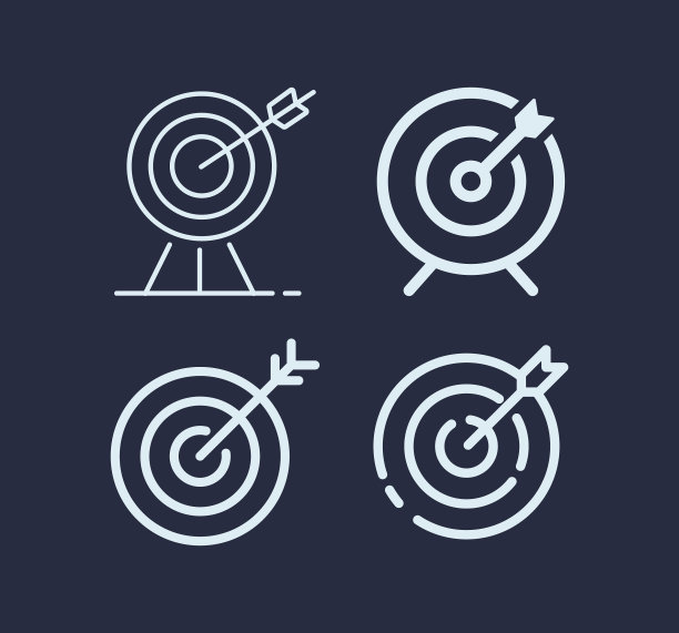 飞镖瞄准目标图标图片下载