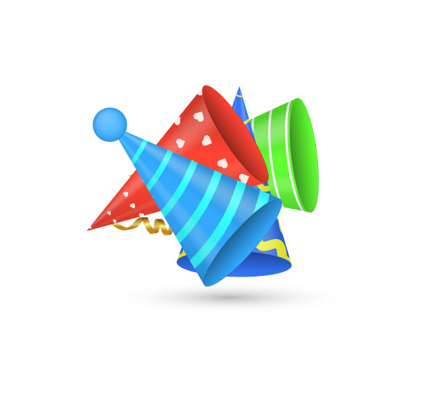 派对帽用于派对和节日庆祝图片下载