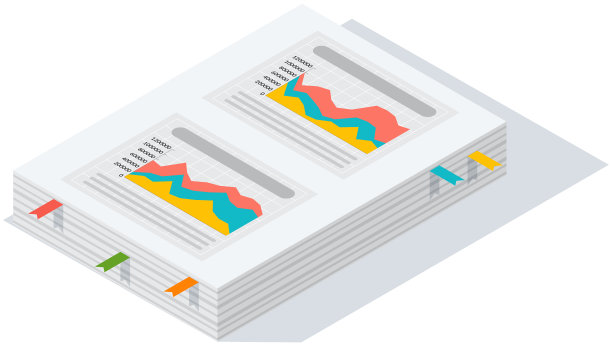 分析统计指标和业务数据图片下载