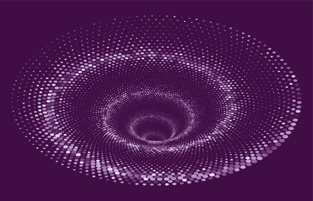 隧道或虫洞数字线框隧道3d图片下载