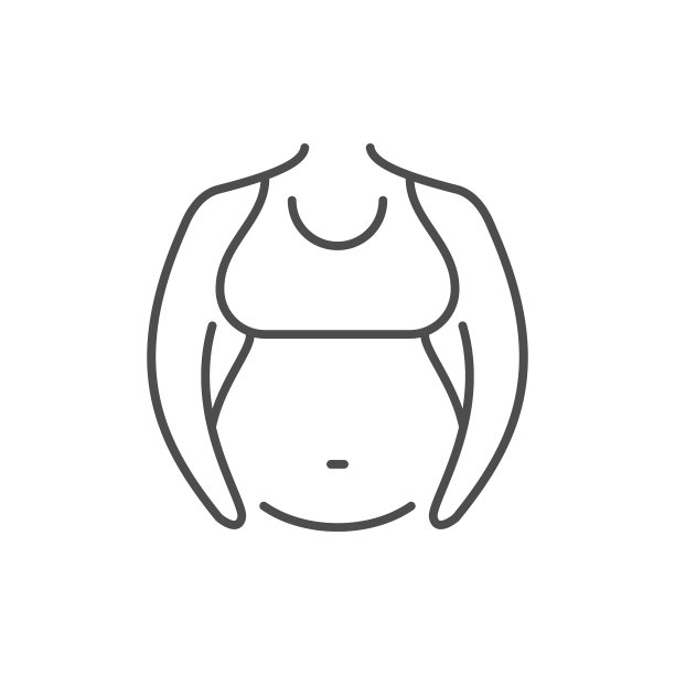 孕妇线轮廓图标图片下载