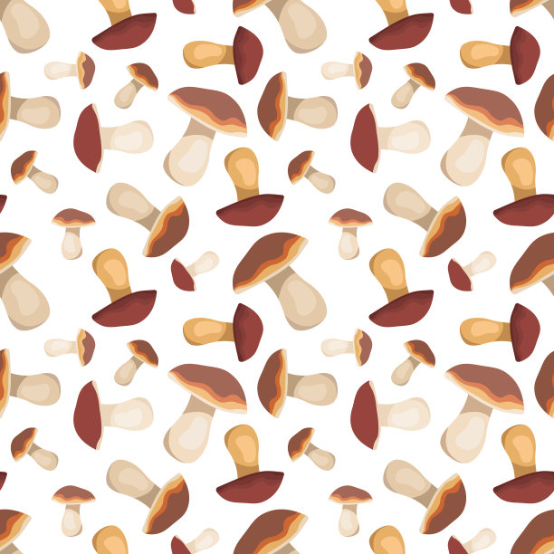 可爱的蘑菇图案图片下载