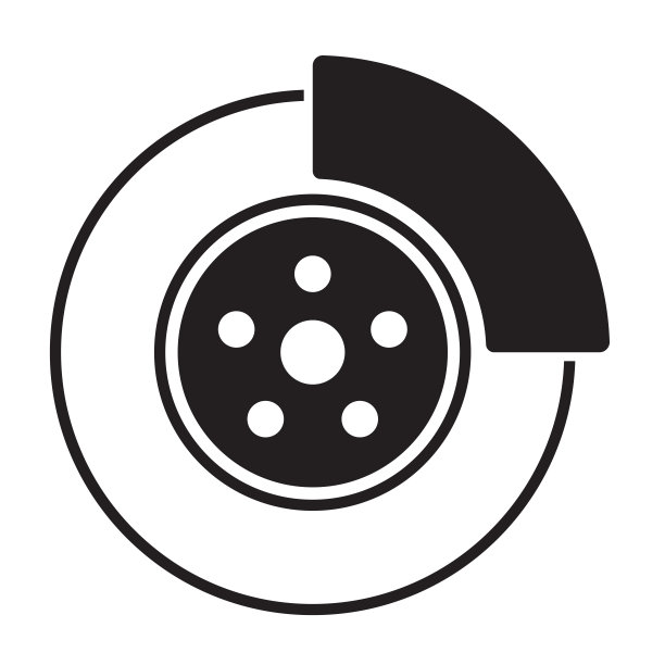 汽车刹车图标矢量汽车服务，维修概念平面设计，标志，网站，社交媒体，移动应用程序，ui插图图片下载